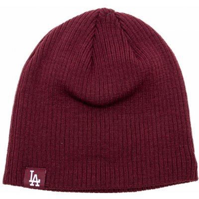 New Era MLB Essential Skully beanie LA Dodgers Burgundy – Hledejceny.cz
