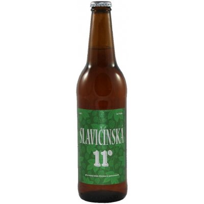 Pivovar HRÁDEK Slavičínská 11 světlý ležák 4,6% 0,5 l (sklo)
