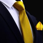 Amparo Miranda Kravata a kapesníček 7085 zlatá – Sleviste.cz