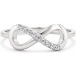 Rafity Stříbrný prsten Infinity Sparkle se zirkony R0127 05 – Hledejceny.cz