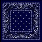 Bandana šátek tmavě modrá – Zboží Dáma