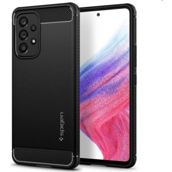 Pouzdro Spigen Rugged Armor silikonové na Samsung Galaxy A53 5G Matte černé