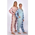 Venku je zima overal dámský károvaný modrá – Zboží Mobilmania