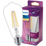 Philips Edison E27 ST64 LED žárovka 4.3W = 40W 470 lm 2700K teplá bílá vlákno – Hledejceny.cz