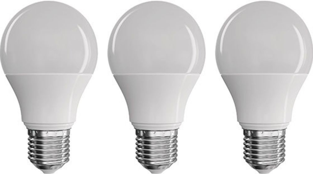 Emos LED žárovka True Light 7,2W E27 neutrální bílá, 3 ks