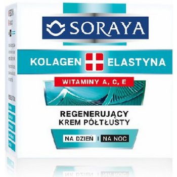 Soraya Collagen & Elastin regenerační pleťový krém s vitamíny With Vitamins A C E 50 ml