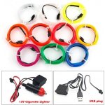 KIK KX4955 LED ambientní osvětlení pro auto/auto USB/12V páska 5m oranžová | Zboží Auto
