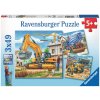 Puzzle Ravensburger Velká nákladní vozidla 3 x 49 dílků