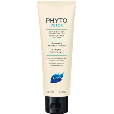 Phyto D-Tox čisticí šampon pro vlasy vystavené znečištěnému ovzduší 125 ml
