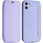 Pouzdro AppleKing flipové silikonové s kapsou na kartu iPhone 11 Pro - fialové – Zbozi.Blesk.cz