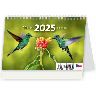 Stolní Plánovací MINI 14denní 2025 – Zboží Mobilmania