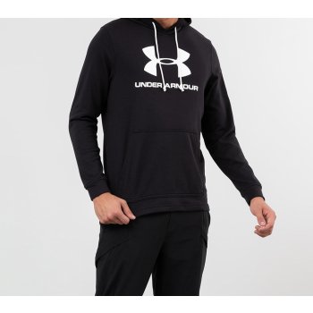 Under Armour SPORTSTYLE TERRY LOGO HOODIE černá