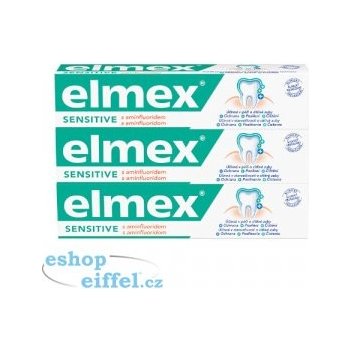 Elmex Sensitive Professional zubní pasta 3 x 75 ml