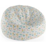Sablio Sedací vak Cocoon Měsíc a modré mráčky 75 x 45 x 35 cm – Sleviste.cz