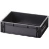 Úložný box HTI Plastová EURO přepravka 400x300x120mm ESD MC-3862-ESD