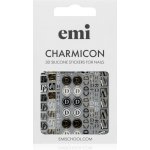 E.Mi Charmicon 3D Silicone Stickers 186 Logomania samolepka – Hledejceny.cz