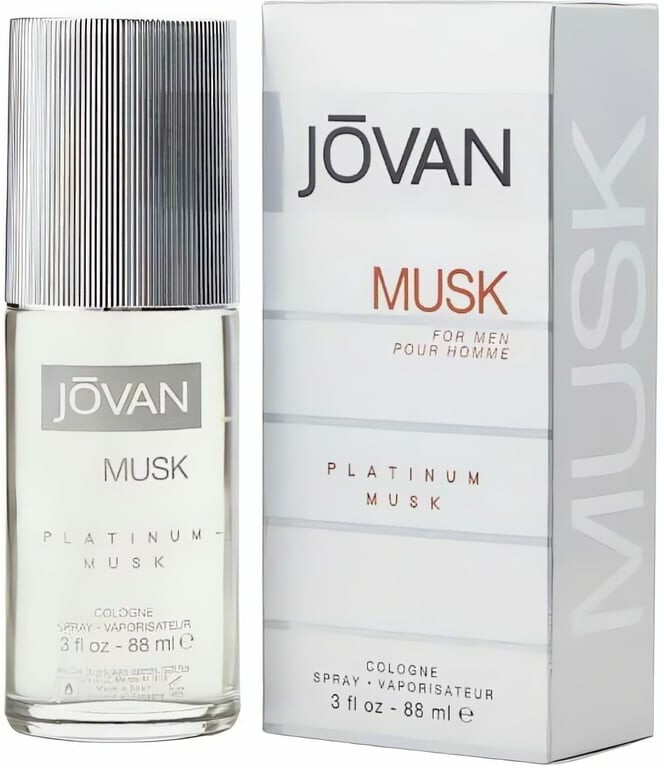 Jovan Musk Platinum Musk kolínská voda pánská 88 ml