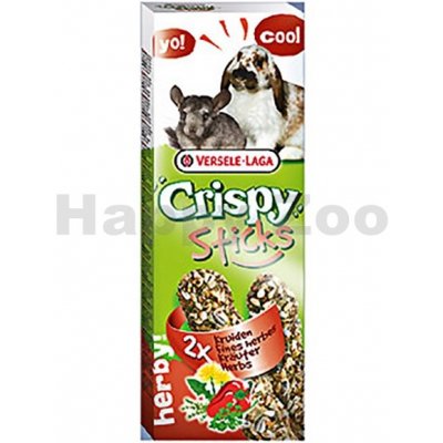 Versele-Laga Crispy Sticks bylinkové Tyčinka Činčila a králík 2 x 55 g