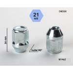 Kolová matice M14x2,0 kužel, zavřená, klíč 21, D8DX2 výška 34mm