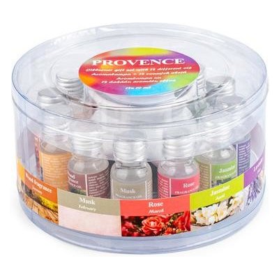 Provence Keramická aromalampa + 12 x 10 ml vonných olejů – Hledejceny.cz