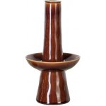 Váza s odkladačem 17cm|0,9L, LE JARDIN, hnědá (mahagon) (DOPRODEJ)|Costa Nova – Hledejceny.cz