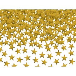 Konfety metalické hvězda zlatá 30g