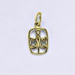 Čištín Zlatý přívěsek, znamení zvěrokruhu váhy P 730 – Zbozi.Blesk.cz