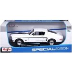 Maisto Ford Mustang GT Cobra Jet 1968 bílá 1:18 – Hledejceny.cz