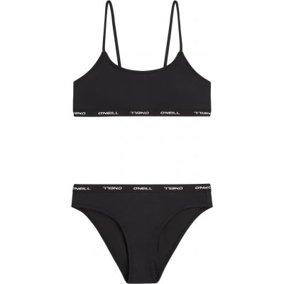 O'Neill SPORT BIKINI SET Černá Bílá – Zboží Dáma