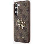 Pouzdro Guess PU 4G Metal Logo Samsung Galaxy S23 hnědé – Sleviste.cz
