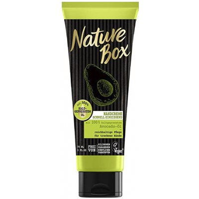 Nature Box krém na ruce s avokádovým olejem za studena lisovaným 75 ml – Zboží Mobilmania