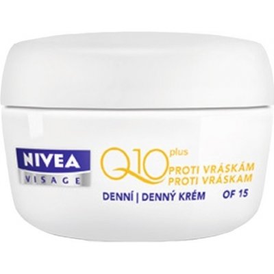 Nive Visage Q10 Plus denní krém pro normální až suchou pleť SPF 15 (Anti-Wrinkle Day Cream) 50 ml – Zboží Mobilmania