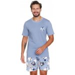 Sheep pánské pyžamo krátké modré s ovcemi – Zboží Dáma