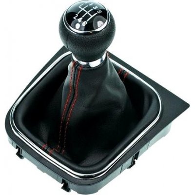 PROTEC Řadící páka s manžetou, VW Eos 2006 - 2012 6st červené prošití – Sleviste.cz