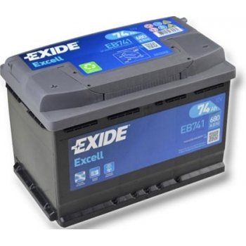 Exide Excell 12V 74Ah 680A EB741