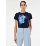 Orsay dámské tričko s potiskem tmavě modré – Sleviste.cz