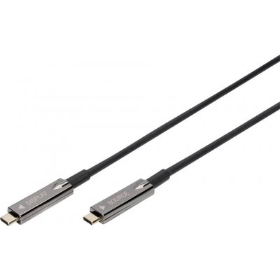 Digitus AK-330160-100-S USB-C – USB-C 10m, černý – Zboží Mobilmania