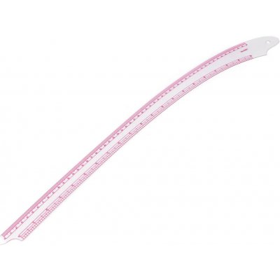 Pravítko / křivítko ohebné k tvarování bočních a krokových švů Varianta: 2 transparent růžová, Balení: 1 ks 58937/150957/271966 – Hledejceny.cz