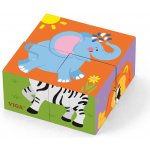 Viga kostky Viga Farma 50 dílů Multicolor – Hledejceny.cz