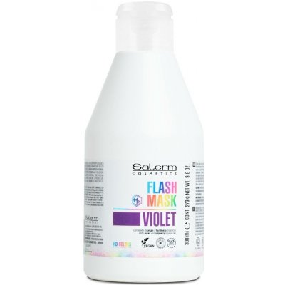 Salerm HD Colors Flash Mask barvicí maska fialová 300 ml – Zboží Dáma