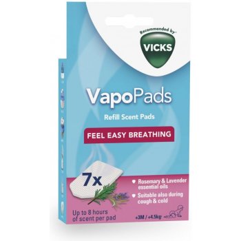 Vicks VH7V1 VapoPads NEW Polštářky s vůní mentolu, 7 ks