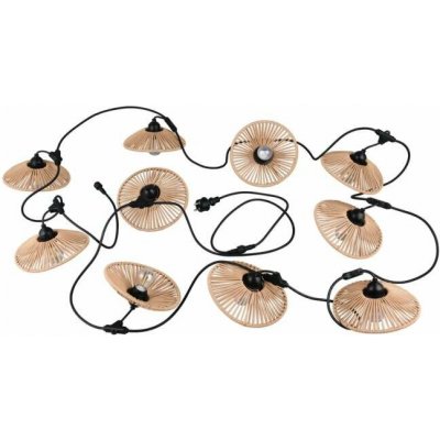 Trio Leuchten R74771532 CHAIN - Venkovní retro řetěz do pergoly, 10 x E27 1W, 3000K, 6,5m, IP44 – Hledejceny.cz