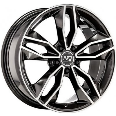 MSW 71 7,5x17 5x112 ET50 dark grey polished | Zboží Auto