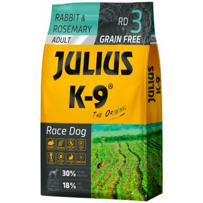 Julius K9 Grain Free Adult Race Dog Rabbit & Rosemary 10 kg – Hledejceny.cz