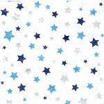 Ubrousek UBR-F93 16x16 cm HVĚZDIČKY modré tóny – Hledejceny.cz