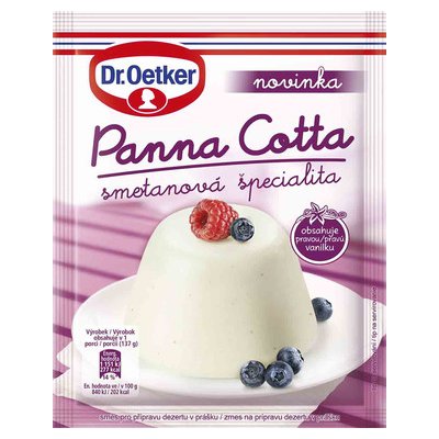 Dr. Oetker Panna Cotta s vanilkou (50 g)