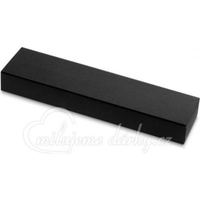 Dárková papírová krabička na 1 pero, z černého kraftového papíru