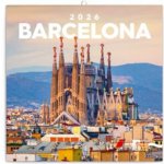 poznámkový Barcelona 30 x 30 cm 2026 – Sleviste.cz