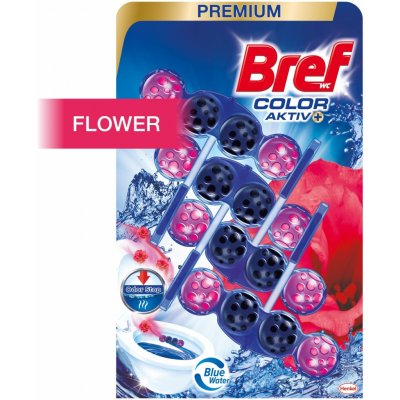 Bref Power Aktiv Quattro WC bloky Flower 4 x 50 g – Sleviste.cz