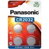 Baterie primární PANASONIC Lithium CR2032 4ks 27ACR2032PB4